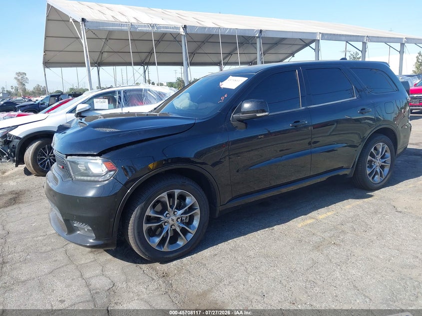 Vin: 1c4sdhct0kc681523, lot: 46206773, dodge durango r/t rwd 20192