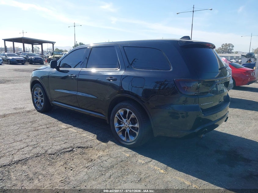 Vin: 1c4sdhct0kc681523, lot: 46206773, dodge durango r/t rwd 20193