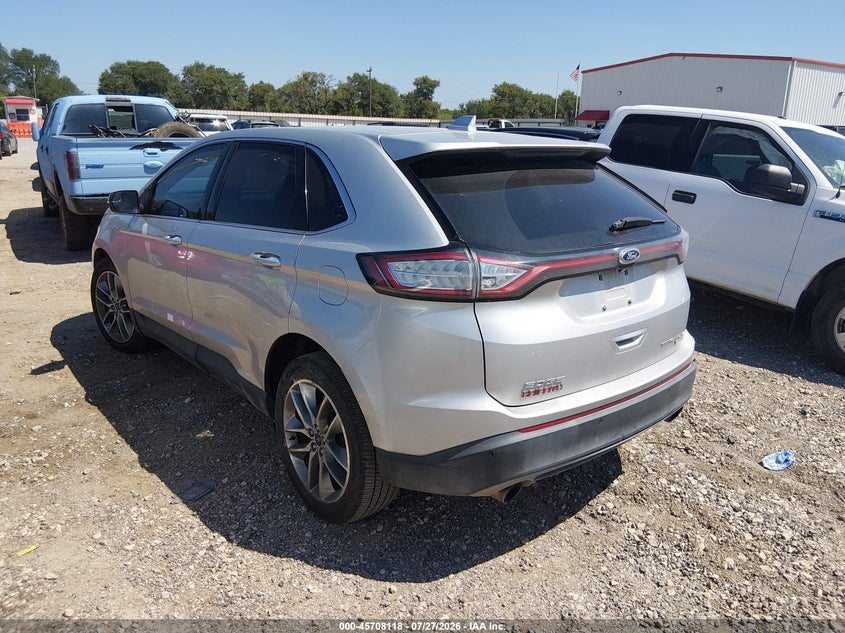 Vin: 2fmpk3k91jbc60165, lot: 46206774, ford edge titanium 20183