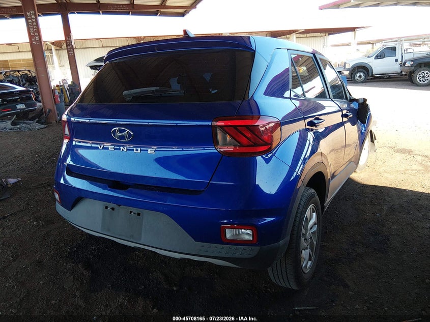 Vin: kmhrb8a31mu067886, lot: 46206821, hyundai venue se 20214