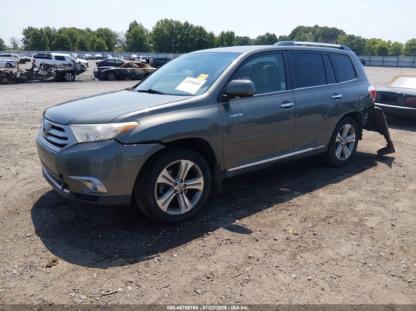 Vin: 5tdyk3eh1cs050940, lot: 46206825, toyota highlander limited v6 20122