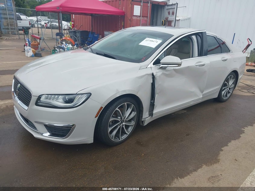 Vin: 3ln6l5c92kr610554, lot: 46206827, lincoln mkz reserve i 20192