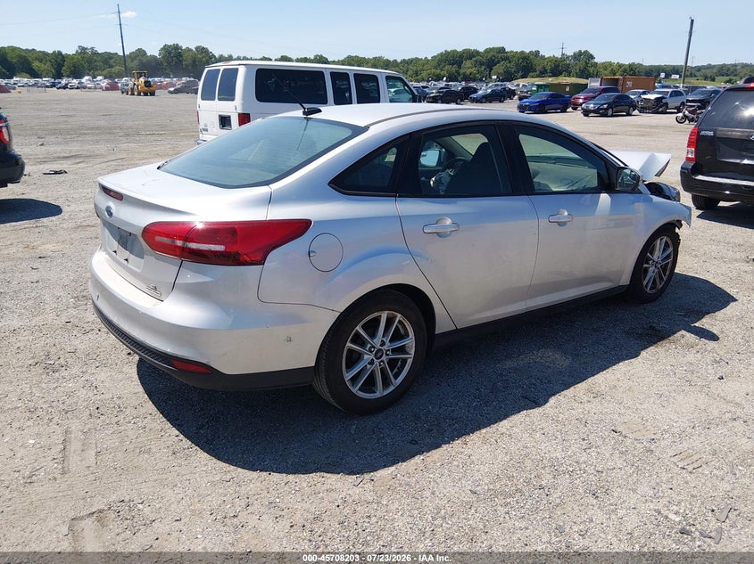 Vin: 1fadp3f28fl329792, lot: 46206859, ford focus se 20154