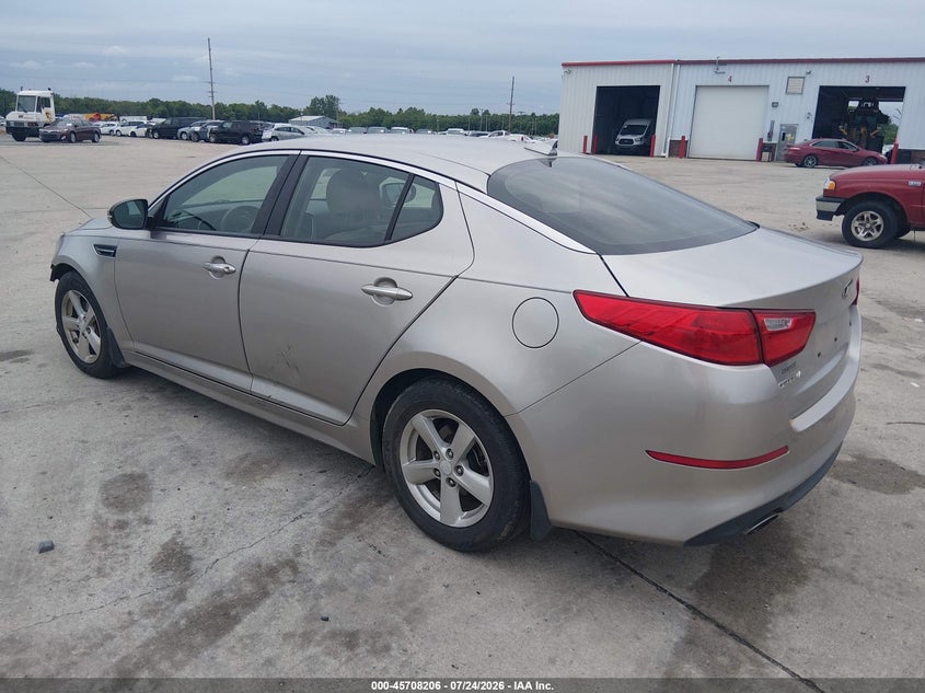 Vin: knagm4a76f5588436, lot: 46206862, kia optima lx 20153