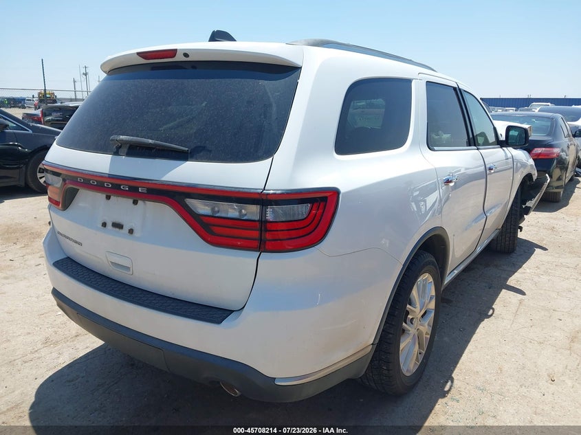 Vin: 1c4rdhag7hc709279, lot: 46206870, dodge durango sxt rwd 20174