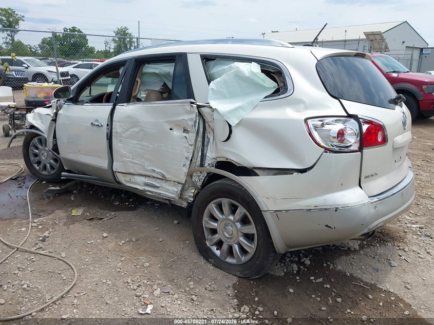 Vin: 5gakvced6cj109327, lot: 46206877, buick enclave leather 20123