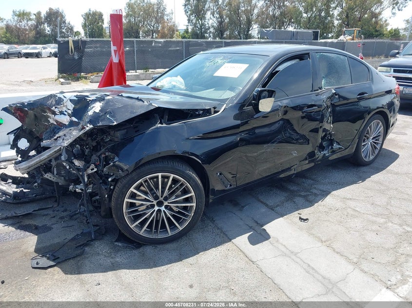 Vin: wbaja5c54kww39162, lot: 46206887, bmw 530i 20192