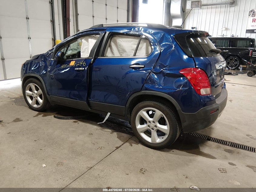 Vin: 3gncjnsbxfl234686, lot: 46206902, chevrolet trax ltz 20153