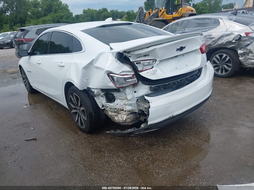 Vin: 1g1zg5st2pf124357, lot: 46206946, chevrolet malibu fwd rs 20233
