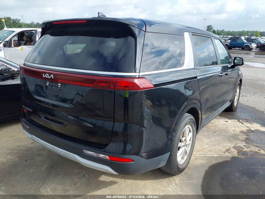 2022 KIA CARNIVAL MPV auction photo 4