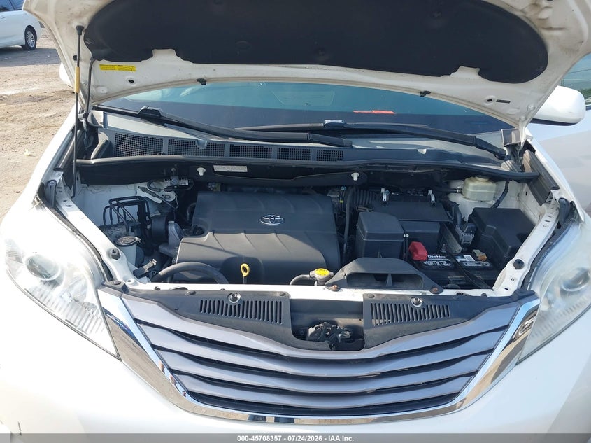 2015 TOYOTA SIENNA VAN 3.5L V-6 DOHC, VVT, 266HP