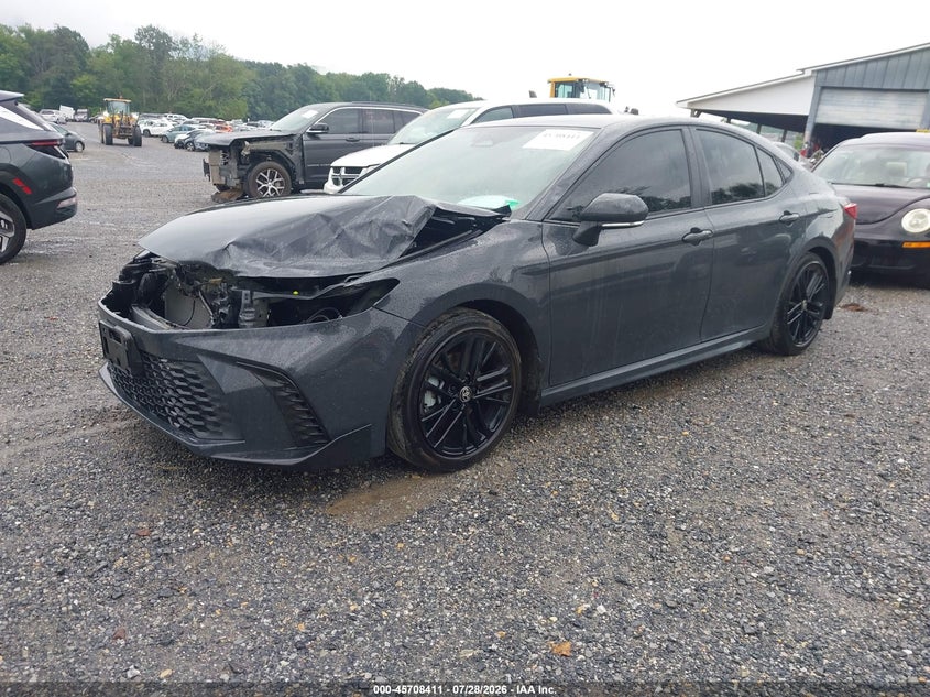 Vin: 4t1daack8su199100, lot: 46207067, toyota camry se 20252