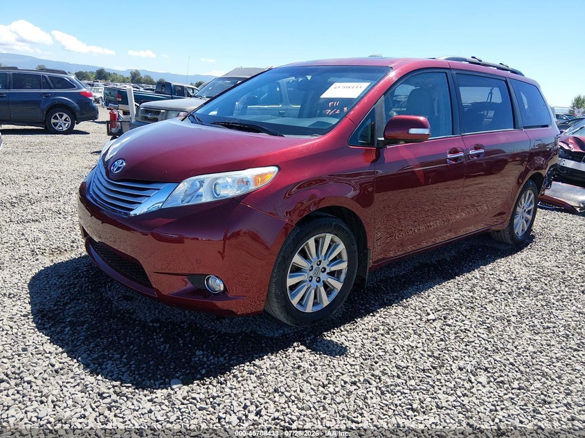 Vin: 5tddk3dc2es079399, lot: 46207089, toyota sienna limited 7 passenger 20142