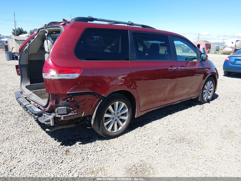 Vin: 5tddk3dc2es079399, lot: 46207089, toyota sienna limited 7 passenger 20144