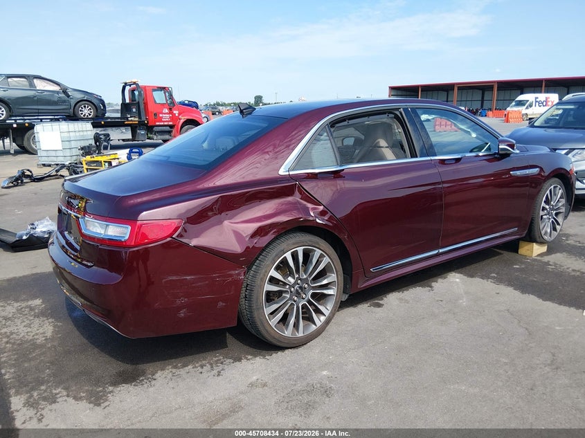 Vin: 1ln6l9rp4j5601319, lot: 46207090, lincoln continental reserve 20184
