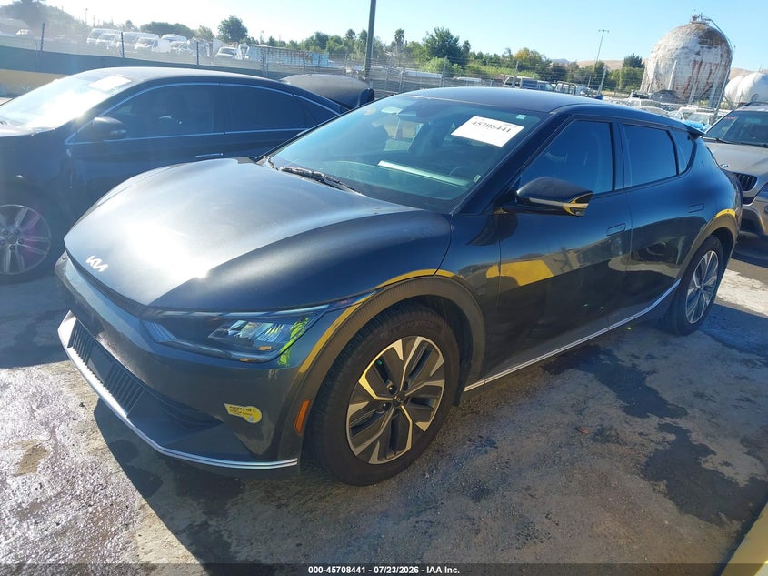 Vin: kndc34lb7n5064751, lot: 46207097, kia ev6 light 20222