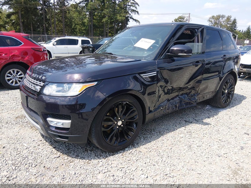 Vin: salwr2vf1fa513102, lot: 46207105, land rover range rover sport 3.0l v6 supercharged hse 20152