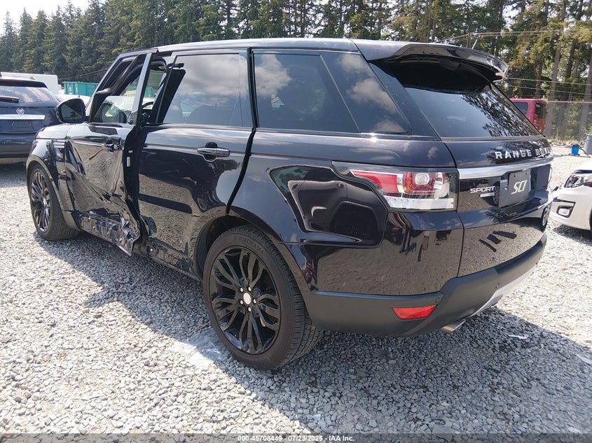 Vin: salwr2vf1fa513102, lot: 46207105, land rover range rover sport 3.0l v6 supercharged hse 20153