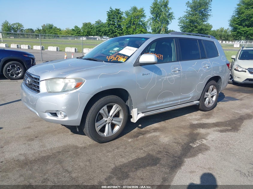 2009 TOYOTA HIGHLANDER auction photo 2