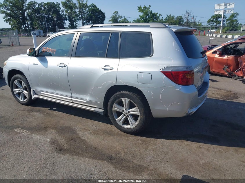 2009 TOYOTA HIGHLANDER auction photo 3