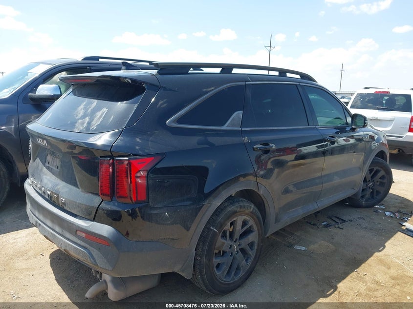 Vin: 5xyrldlc9ng094487, lot: 46207132, kia sorento x-line s 20224