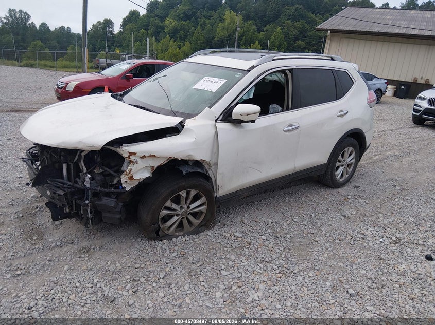 Vin: 5n1at2mt2fc888264, lot: 46207153, nissan rogue sv 20152