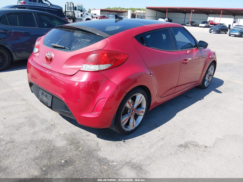 2012 HYUNDAI VELOSTER auction photo 4