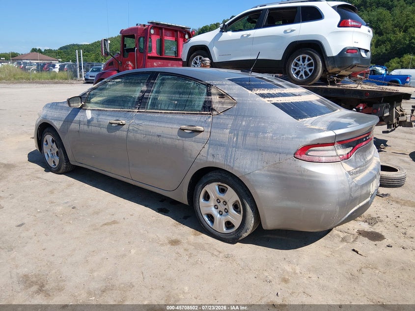 Vin: 1c3cdfaa7ed916657, lot: 46207158, dodge dart se 20143