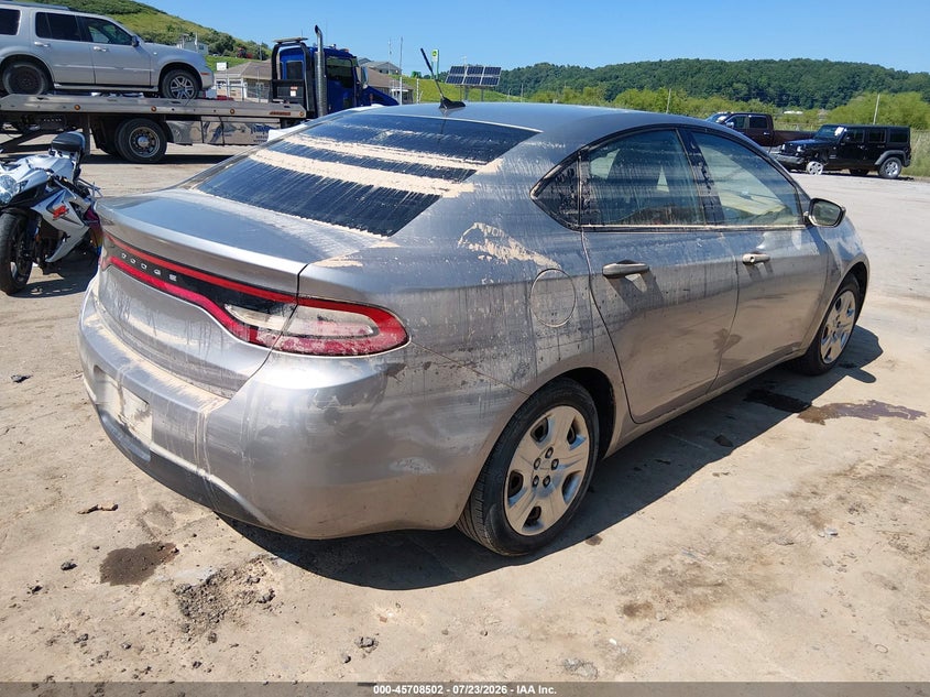 Vin: 1c3cdfaa7ed916657, lot: 46207158, dodge dart se 20144