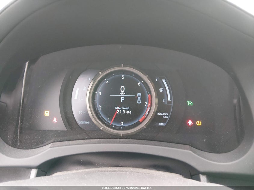 2015 LEXUS IS 250 auction photo 7