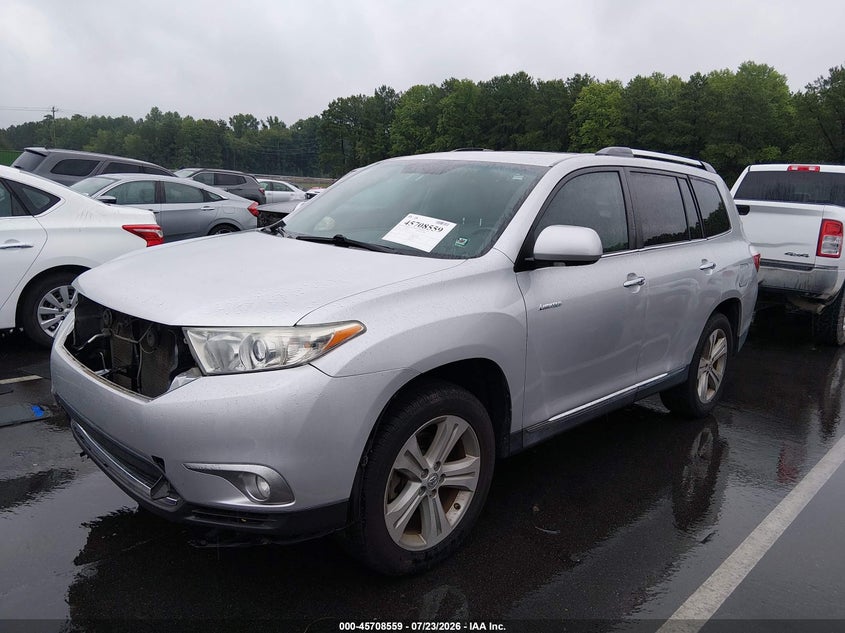 Vin: 5tddk3eh6cs137103, lot: 46207215, toyota highlander limited v6 20122