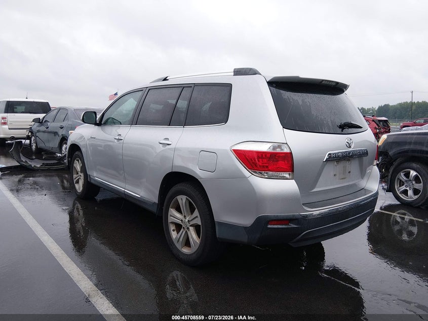 Vin: 5tddk3eh6cs137103, lot: 46207215, toyota highlander limited v6 20123