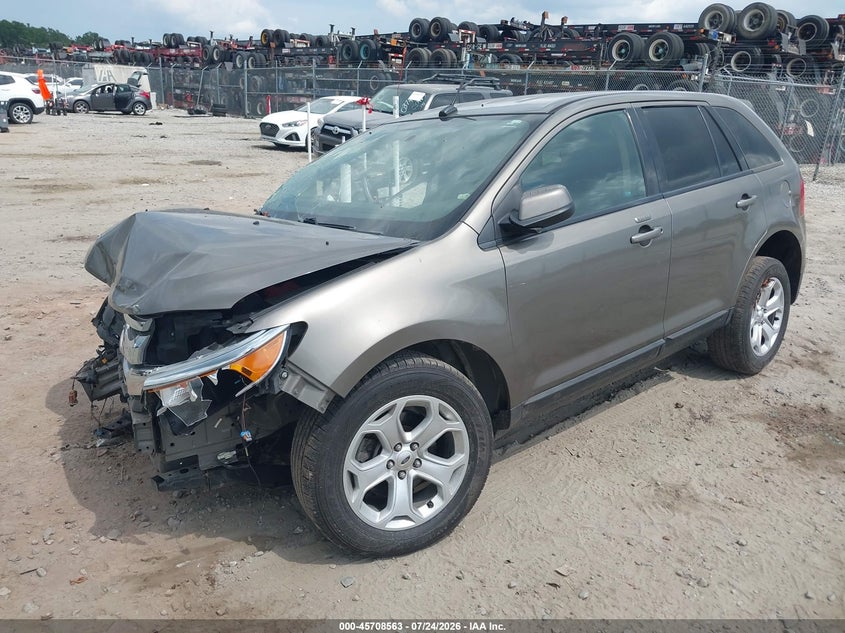 Vin: 2fmdk4jc0ebb46007, lot: 46207219, ford edge sel 20142