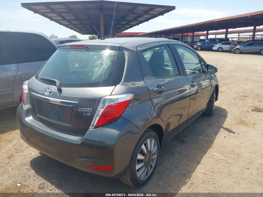 Vin: jtdktud32ed579486, lot: 46207229, toyota yaris le (tmc/cbu plant) 20144