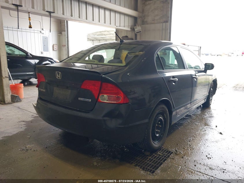 2007 HONDA CIVIC HYBRID auction photo 4