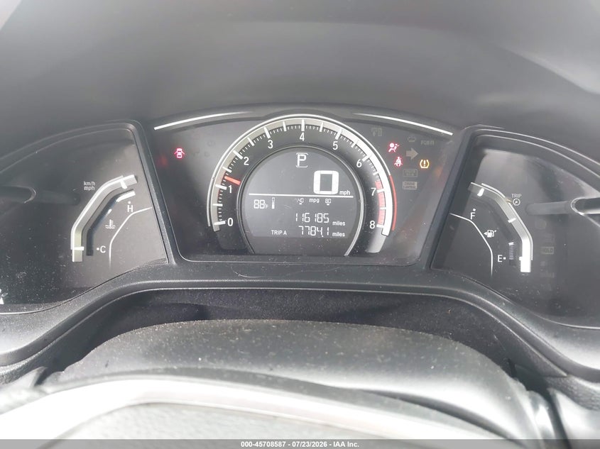 2016 HONDA CIVIC auction photo 7