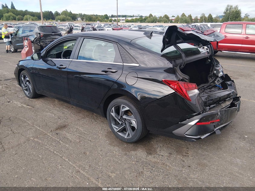 Vin: kmhln4dj0su165904, lot: 46207253, hyundai elantra hybrid limited 20253