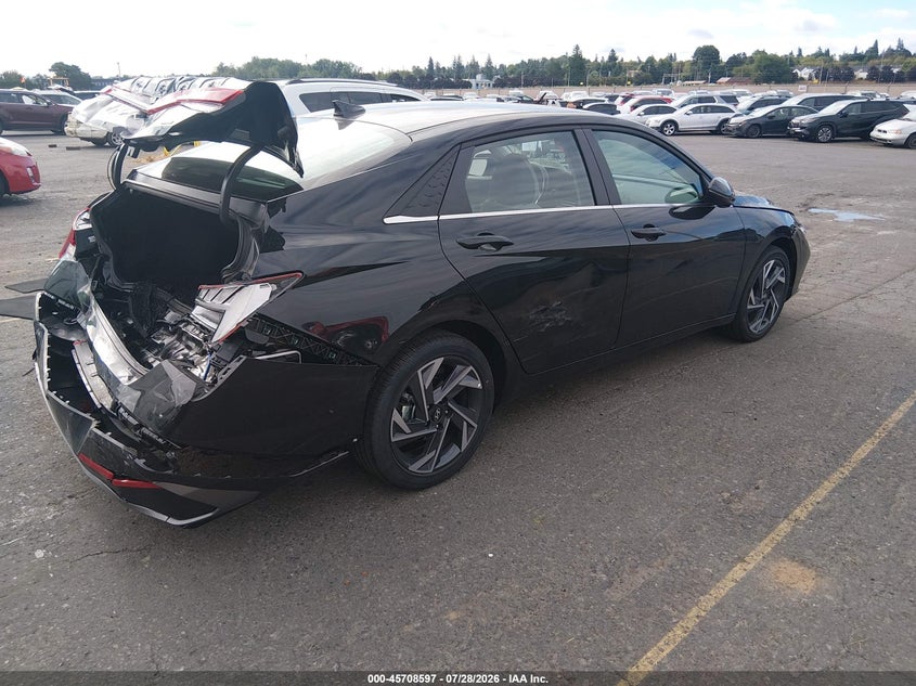 Vin: kmhln4dj0su165904, lot: 46207253, hyundai elantra hybrid limited 20254
