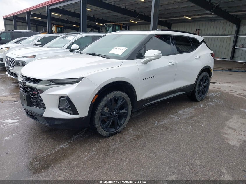 Vin: 3gnkbkrs8ls678518, lot: 46207273, chevrolet blazer awd rs 20202
