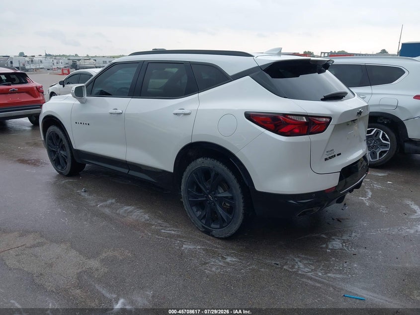 Vin: 3gnkbkrs8ls678518, lot: 46207273, chevrolet blazer awd rs 20203