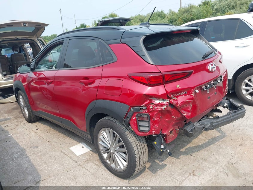 Vin: km8k22aa6mu608783, lot: 46207297, hyundai kona sel 20213