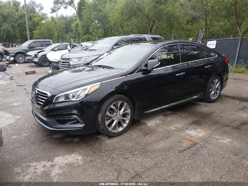 Vin: 5npe34ab0fh257952, lot: 46207298, hyundai sonata limited 2.0t 20152