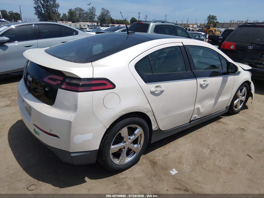 Vin: 1g1rh6e42cu123254, lot: 46207321, chevrolet volt 20124