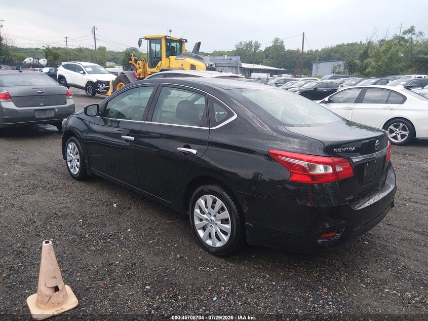 Vin: 3n1ab7ap9ky256667, lot: 46207361, nissan sentra s 20193