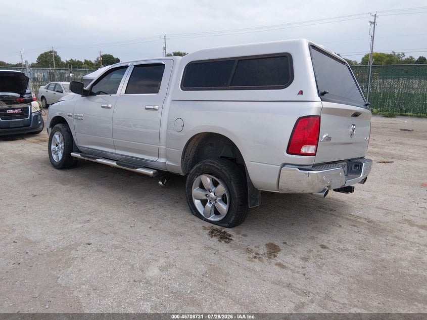Vin: 3c6rr7lt0jg131137, lot: 46207387, ram 1500 big horn  4x4 5'7 box 20183