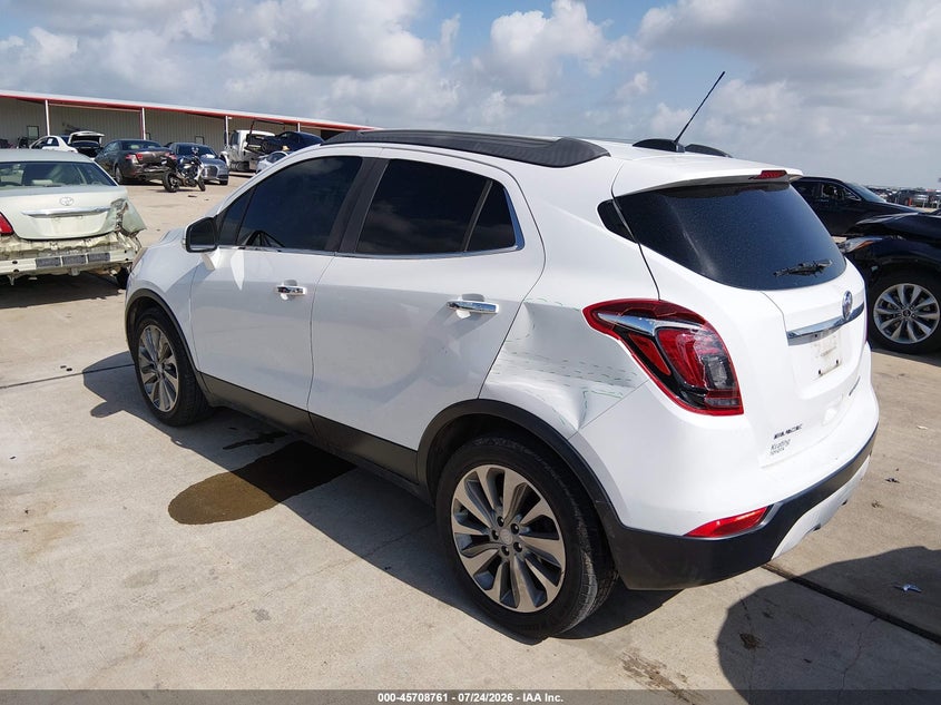 Vin: kl4cjasb2hb042579, lot: 46207417, buick encore preferred 20173