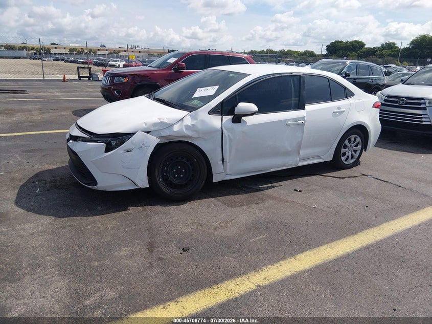 Vin: 5yfb4mde8rp125602, lot: 46207430, toyota corolla le 20242