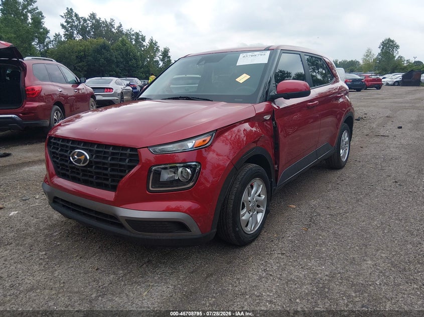 Vin: kmhrb8a39mu114212, lot: 46207451, hyundai venue se 20212