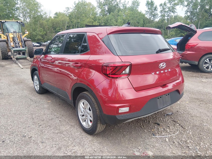 Vin: kmhrb8a39mu114212, lot: 46207451, hyundai venue se 20213