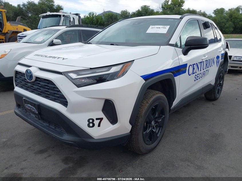 Vin: 4t3lwrfvxpu096860, lot: 46207452, toyota rav4 hybrid le 20232